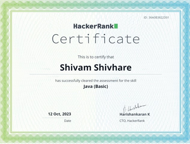 Certificate 1